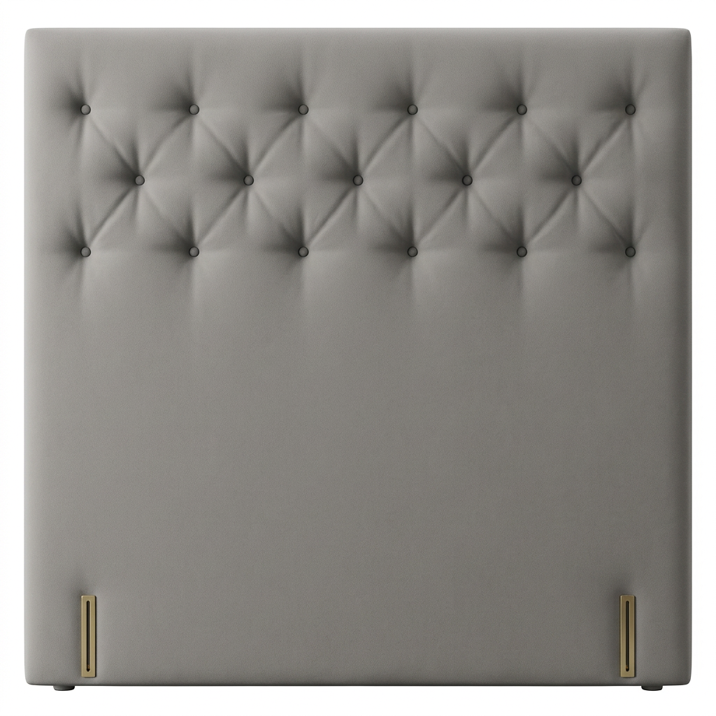 Calais upholstered headboard, studio photo